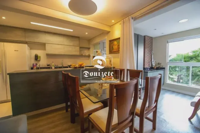 Apt 89 m² com 3 quartos, suite, 3 garagens, sacada gourmet,  em Vila Bastos - Santo André 