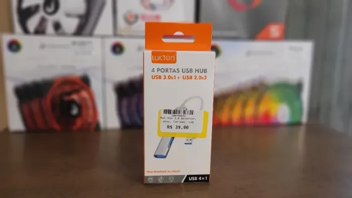 Adaptador Hub Usb 3.0 extensor novo, lacrado, com garantia!