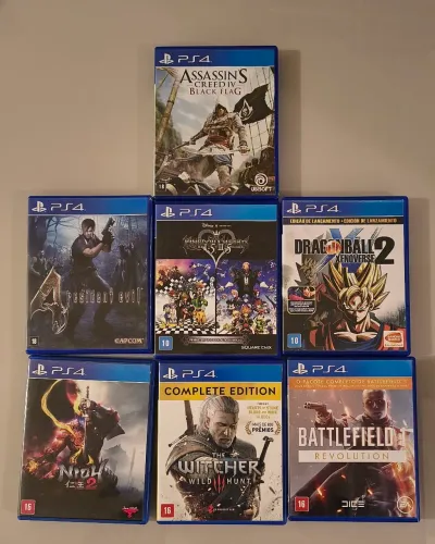 VENDO LOTE JOGOS PS4