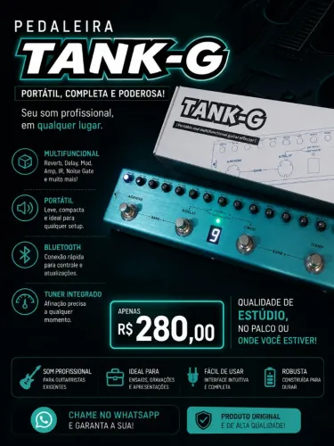 Pedaleira Tank G