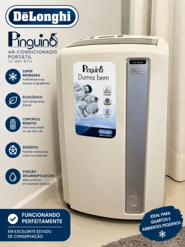 De?Longhi Pinguino 12.000 BTUs ? Gela Muito | Excelente Estado