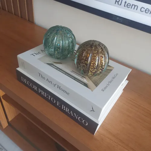 Caixas decorativas com cristais murano