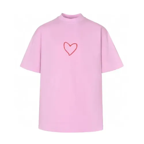 Camiseta Balenciaga Qixi Rosa