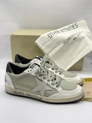 tenis golden goose ballstar cinza tam 41