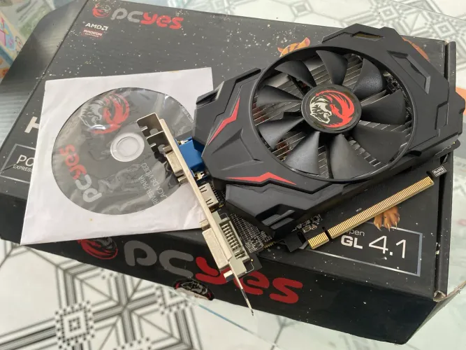 Placa de Vídeo AMD Radeon HD 6570 OC 1GB DDR3 PCI Express