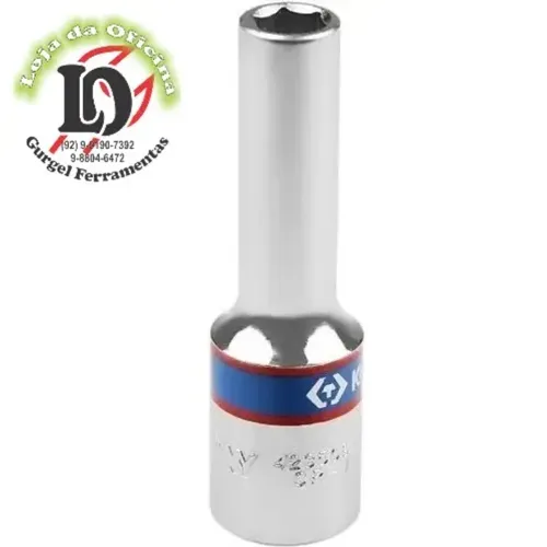Soquete Sextavado Longo 9mm - 1/2" - King Tony-KT423509M