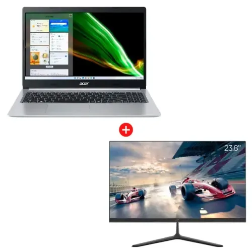 Notebook Acer Aspire 5 A515-45 Ryzen 5 8GB 512GB + Monitor 23.8" 100Hz FHD FRETE GRÁTIS