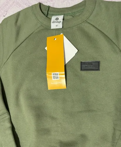 Conjunto moletom abrange Novo