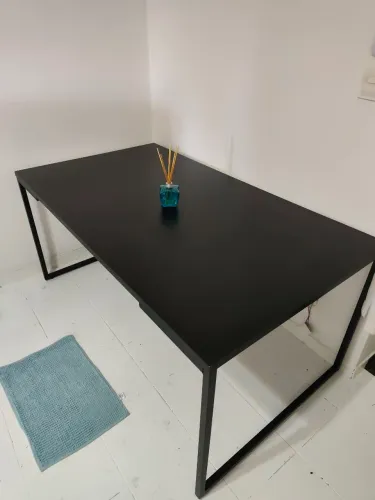 Mesa Preta pés de Ferro