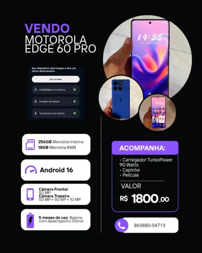 Celular Motorola Edge 60 Pro