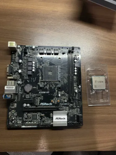 Kit ASRocK A320m-HD + Ryzen 5 3400G