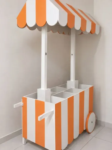 Carrinho de mdf