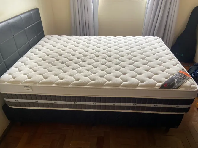 Cama Box Casal Castor Premium Gold