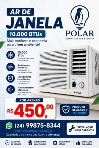Ar de janela 10 mil