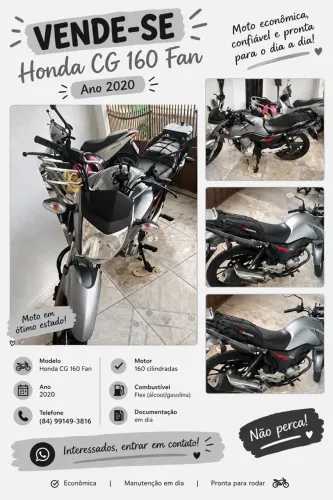 Honda CG 160 FAN Flex 2020