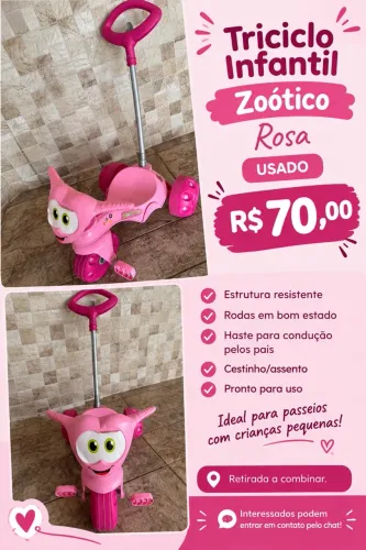 Triciclo infantil