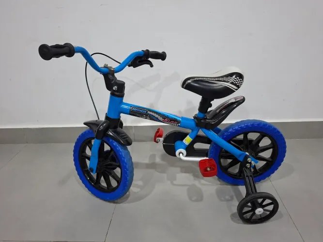 Bicicleta Infantil Aro 12 com Rodinhas - Ótimo Estado