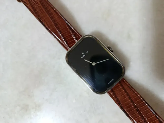 Relógio Golana Swiss Made Prata De Lei 925 - Pulseira Em Couro