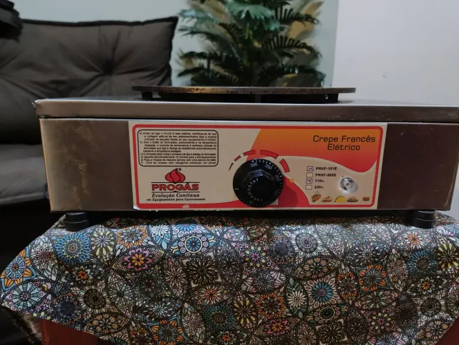 Máquina de crepe pro gás 