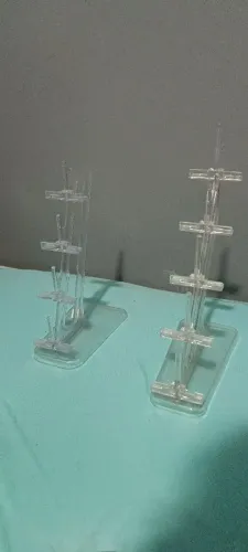 Kit com 2 Display's expositor para óculos em acrílico transparente