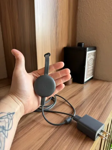 chromecast 3ª geração google cinza