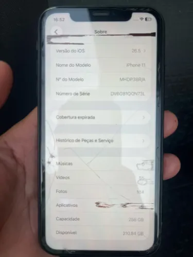iPhone 11 256 Gb Tela com detalhes não está quebrada 