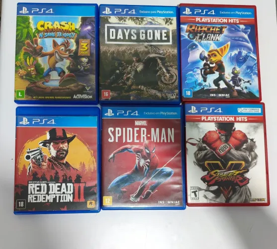 Jogos ps4 originais em excelente estado