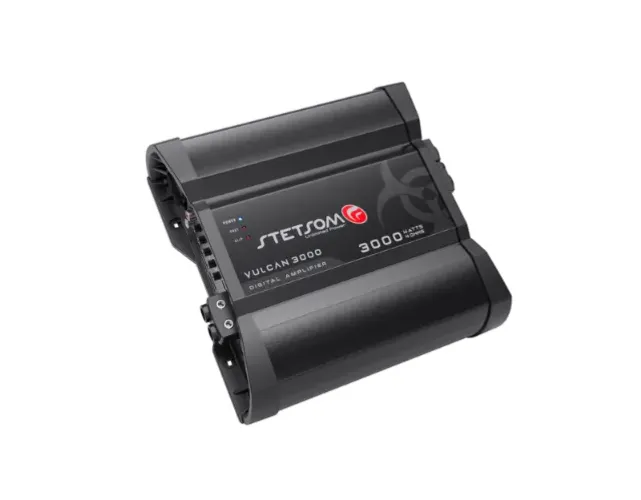 Módulo amplificador Stetsom Vulcan 3000 1, 2 ou 4 ohms Digital - Novo 1 ano de garantia