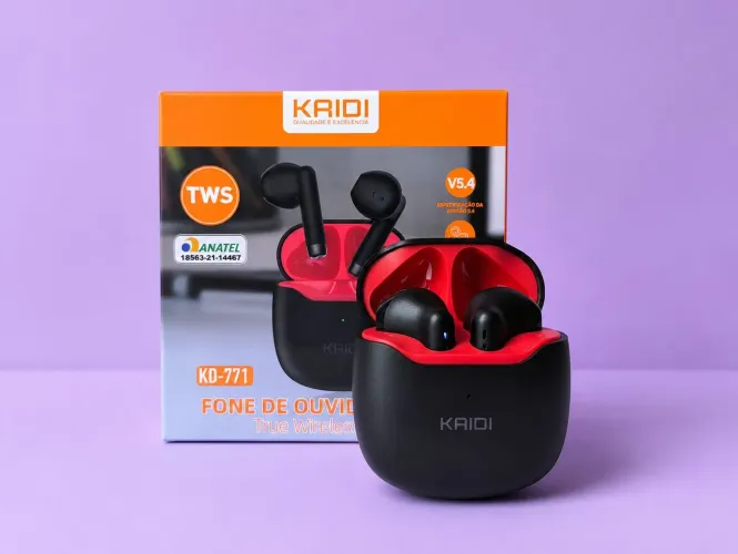Fone de Ouvido KAIDI Bluetooth