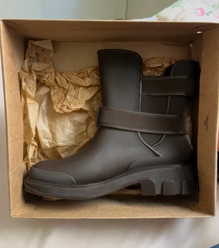 Bota melissa bang boot marrom 38