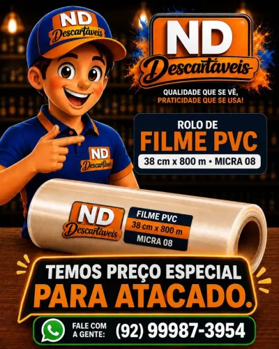 Filme PVC 38x0,8x800