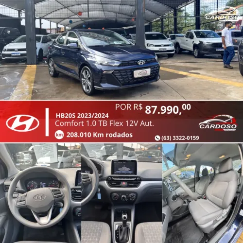 Hyundai HB20S Comfort 1.0 TB Flex 12V Aut. 2024