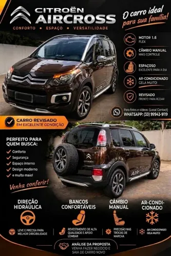 Citroen Aircross Exclusive 1.6 Flex 16V 5P Mec. 2012
