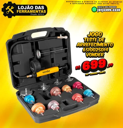 Jogo Teste de Arrefecimento 6510025014 Vonder