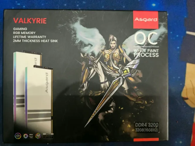 Memoria ram Asgard Valkyrie ddr4 RGB 32gb(2x16gb)