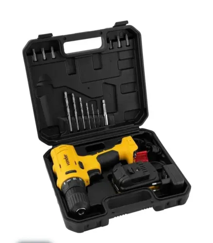 Parafusadeira e Furadeira a Bateria 12V Vonder PFV 120 ? Com Maleta e Kit de Acessórios