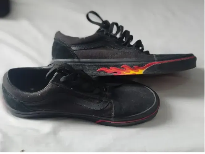 Vans Old Skool Flame Wall