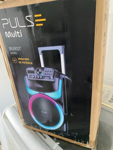 Caixa Pulse Sp 405 Wats 400 Lacrada Nova com Grave