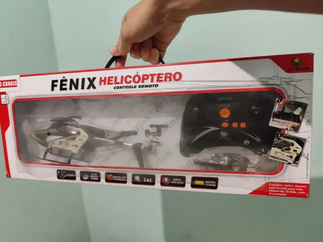 Helicóptero controle remoto 