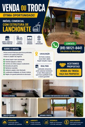 Vendo ponto Lanchonete 