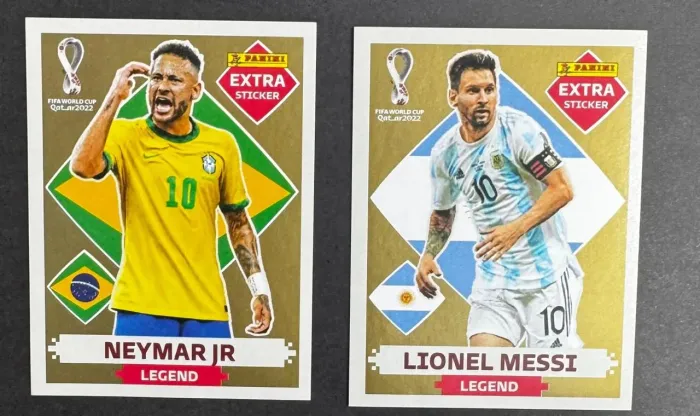 Figurinhas legends da copa do mundo do quatar 2022