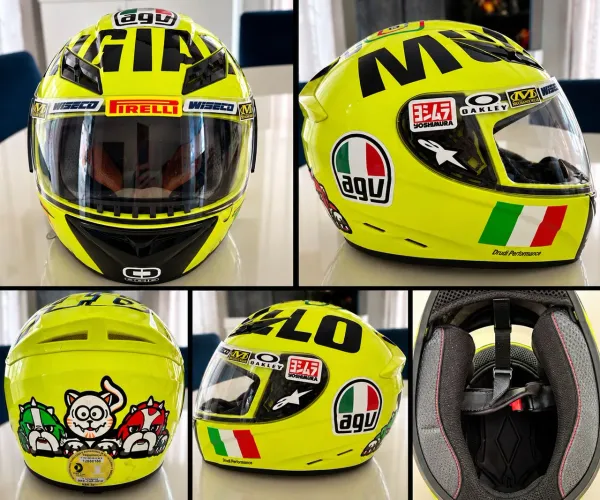 Capacete Customizado Estilo AGV - Tam. 60