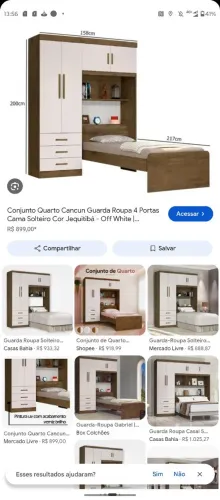 Guarda roupa solteiro