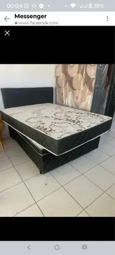 colchão com a base nova de fabrica entregamos em sua casa