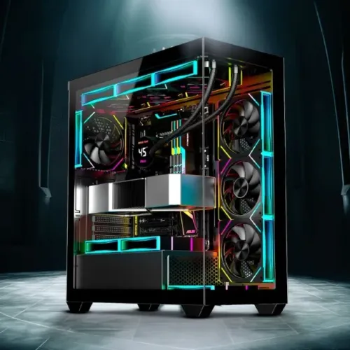 Gabinete Gamer Aquário Atx Torre - Cg-w6dy Kmex *ENTREGA GRÁTIS*