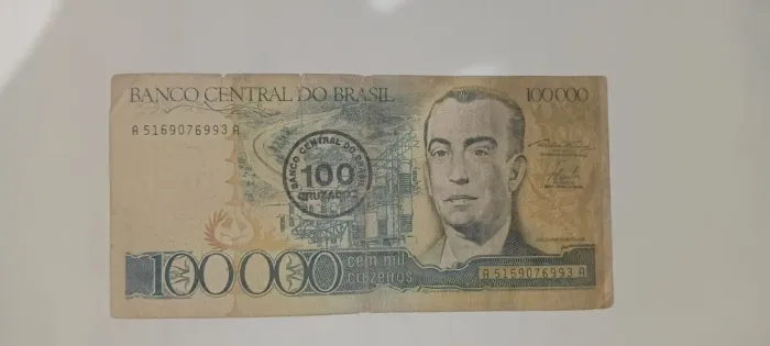 Nota de 100.000 Cruzeiros 