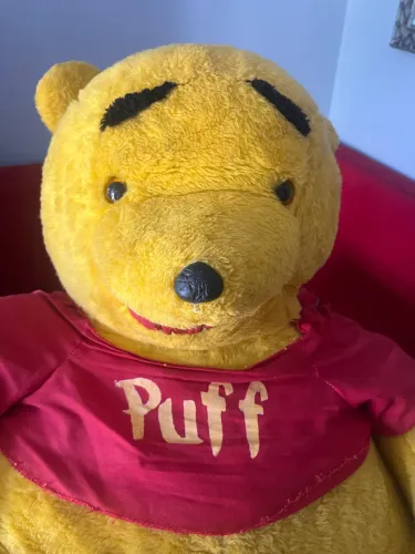 Ursinho puff pelúcia 