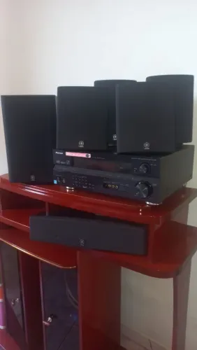  *Home Theater Pioneer VSX-815 + caixas Yamaha 5.1 c/ Sub Ativo Yamaha - Ótimo estado!*