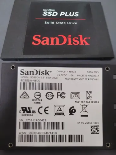 SSD Sandisk Plus 480GB
