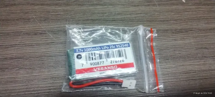 Bateria para Drone Vesanso 3.7v Lipo 25c